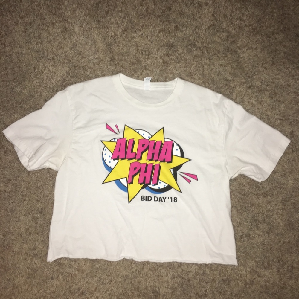 Alpha Phi Crop Top - Bid Day 2018